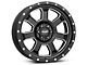 Pro Comp Wheels Sledge Satin Black Milled 6-Lug Wheel; 17x9; -6mm Offset (05-15 Tacoma)