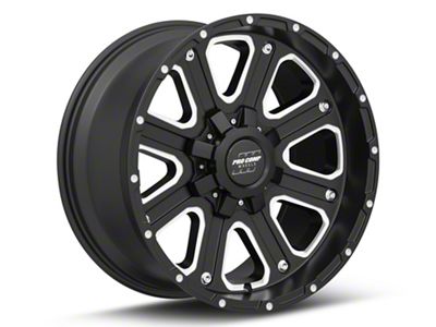 Pro Comp Wheels Axis Satin Black 6-Lug Wheel; 17x9; -6mm Offset (2024 Tacoma)