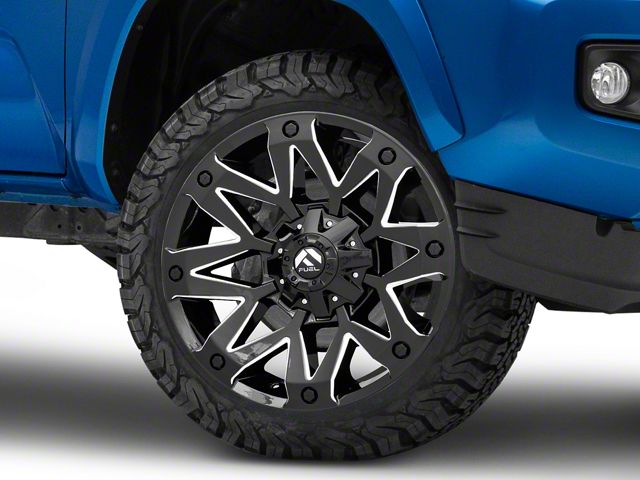 Fuel Wheels Ambush Gloss Black Milled 6-Lug Wheel; 20x10; -18mm Offset (16-23 Tacoma)