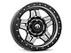 Fuel Wheels Anza Anthracite with Black Ring 6-Lug Wheel; 17x8.5; 6mm Offset (05-15 Tacoma)