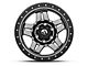 Fuel Wheels Anza Anthracite with Black Ring 6-Lug Wheel; 18x9; 1mm Offset (05-15 Tacoma)