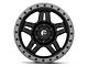 Fuel Wheels Anza Matte Black with Anthracite Ring 6-Lug Wheel; 17x8.5; -6mm Offset (16-23 Tacoma)