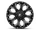 Fuel Wheels Assault Satin Black Milled 6-Lug Wheel; 20x9; 1mm Offset (16-23 Tacoma)