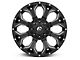 Fuel Wheels Assault Gloss Black 6-Lug Wheel; 20x10; -22mm Offset (05-15 Tacoma)