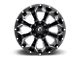 Fuel Wheels Assault Gloss Black Milled 6-Lug Wheel; 17x9; -12mm Offset (03-09 4Runner)