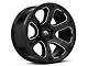 Fuel Wheels Beast Gloss Black Milled 6-Lug Wheel; 20x9; 20mm Offset (16-23 Tacoma)