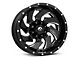 Fuel Wheels Cleaver Gloss Black Milled 6-Lug Wheel; 18x9; -12mm Offset (05-15 Tacoma)