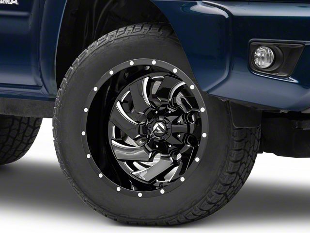 Fuel Wheels Cleaver Gloss Black Milled 6-Lug Wheel; 18x9; 20mm Offset (05-15 Tacoma)