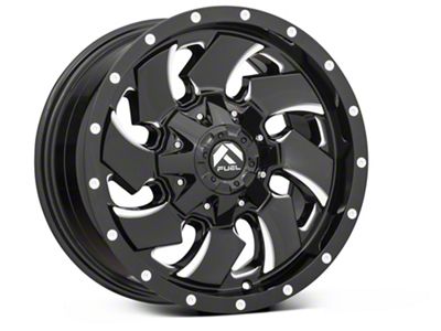 Fuel Wheels Cleaver Gloss Black Milled 6-Lug Wheel; 20x9; 1mm Offset (2024 Tacoma)