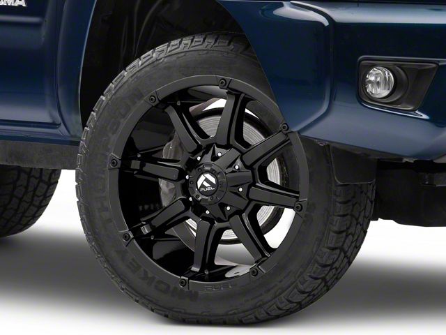 Fuel Wheels Coupler Gloss Black 6-Lug Wheel; 20x10; -18mm Offset (05-15 Tacoma)