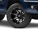 Fuel Wheels Coupler Matte Black Machined 6-Lug Wheel; 18x9; -12mm Offset (05-15 Tacoma)