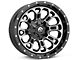Fuel Wheels Crush Matte Black Machined 6-Lug Wheel; 20x9; 1mm Offset (05-15 Tacoma)