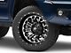Fuel Wheels Crush Matte Black Machined 6-Lug Wheel; 20x9; 20mm Offset (05-15 Tacoma)