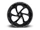 Fuel Wheels Flow Gloss Black Milled 6-Lug Wheel; 20x10; -18mm Offset (03-09 4Runner)