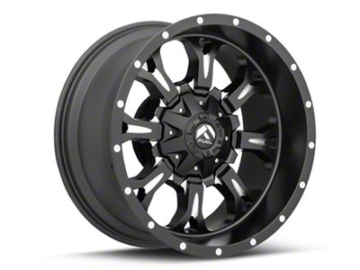 Fuel Wheels Krank Matte Black Milled 6-Lug Wheel; 20x10; -24mm Offset (2024 Tacoma)