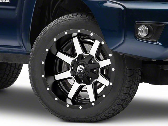 Fuel Wheels Maverick Matte Black Machined 6-Lug Wheel; 20x10; -12mm Offset (05-15 Tacoma)