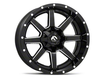 Fuel Wheels Maverick Gloss Black Milled 6-Lug Wheel; 18x9; 1mm Offset (2024 Tacoma)