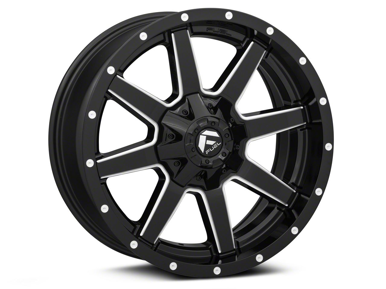Fuel Wheels Tundra Maverick Gloss Black Milled 6-Lug Wheel; 20x9; 1mm ...