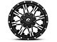 Fuel Wheels NUTZ Matte Black Machined 6-Lug Wheel; 18x9; 1mm Offset (05-15 Tacoma)