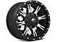 Fuel Wheels NUTZ Matte Black Machined 6-Lug Wheel; 18x9; 1mm Offset (05-15 Tacoma)