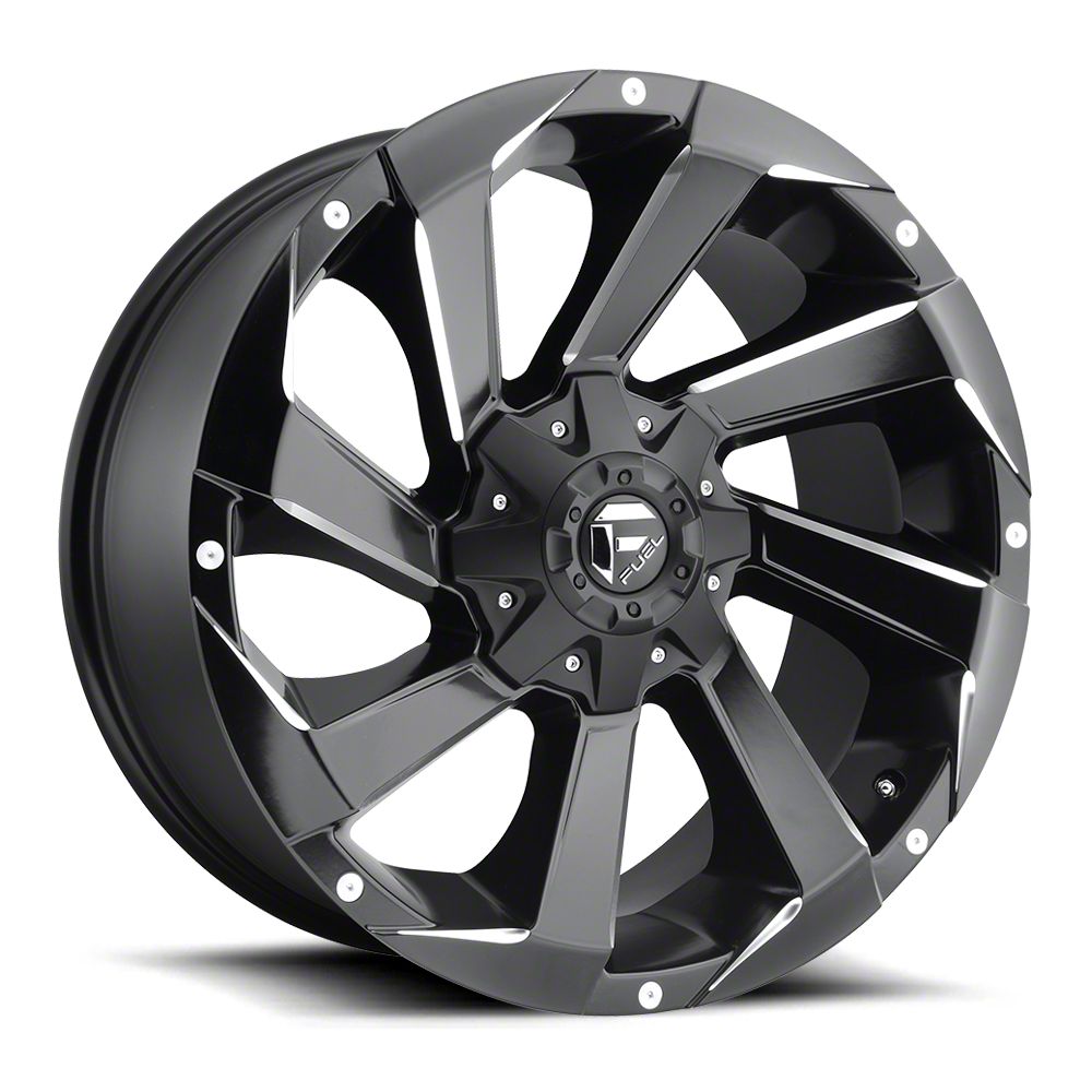 Fuel Wheels Toyota 4-Runner Razor Matte Black Milled 6-Lug Wheel; 20x9; 1mm  Offset D59220909850 (03-09 4Runner) Free Shipping