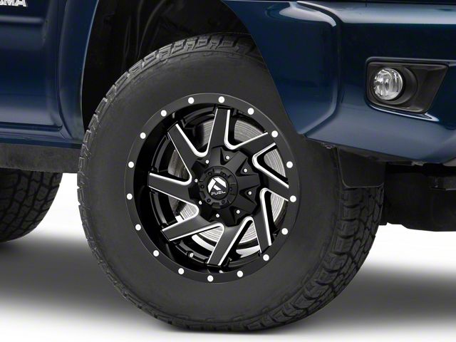 Fuel Wheels Renegade Matte Black Milled 6-Lug Wheel; 17x9; 1mm Offset (05-15 Tacoma)