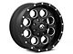 Fuel Wheels Revolver Matte Black Milled 6-Lug Wheel; 18x9; -12mm Offset (16-23 Tacoma)