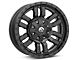 Fuel Wheels Sledge Gloss and Matte Black 6-Lug Wheel; 18x9; 1mm Offset (05-15 Tacoma)