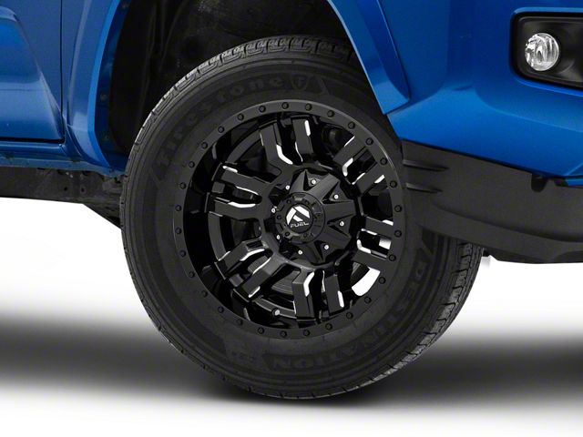 Fuel Wheels Sledge Gloss Black Milled 6-Lug Wheel; 18x9; -12mm Offset (16-23 Tacoma)