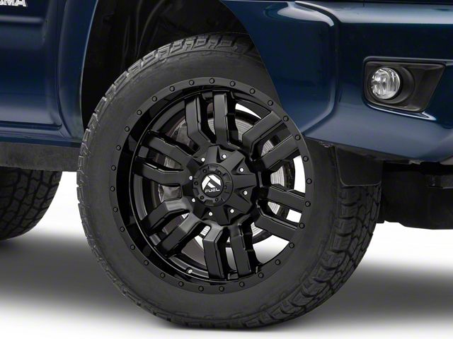 Fuel Wheels Sledge Matte Black 6-Lug Wheel; 20x10; -18mm Offset (05-15 Tacoma)