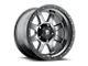 Fuel Wheels Trophy Anthracite with Black Ring 6-Lug Wheel; 18x9; 1mm Offset (05-15 Tacoma)