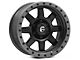 Fuel Wheels Trophy Matte Black with Anthracite Ring 6-Lug Wheel; 17x8.5; 6mm Offset (05-15 Tacoma)