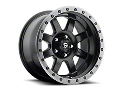 Fuel Wheels Trophy Matte Black with Anthracite Ring 6-Lug Wheel; 17x8.5; -6mm Offset (16-22 Tacoma)