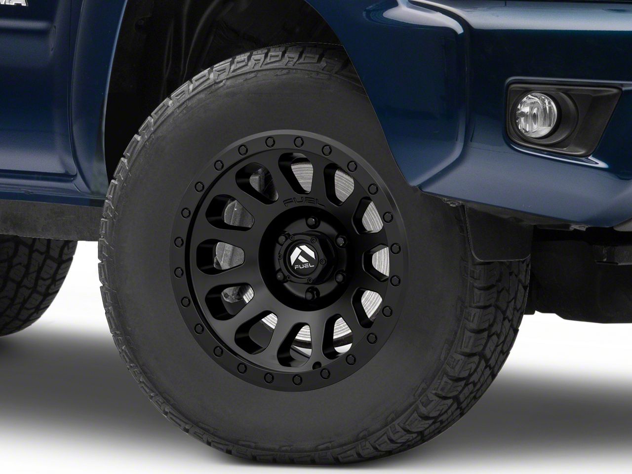 Fuel Wheels Tacoma Vector Matte Black 6-Lug Wheel - 17x9; -12mm Offset ...