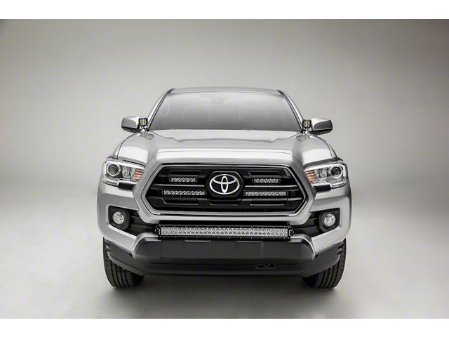 ZRoadz 6-Inch and 10-Inch LED Light Bars with Behind Grille Mounting Brackets (18-23 Tacoma, Excluding TRD)