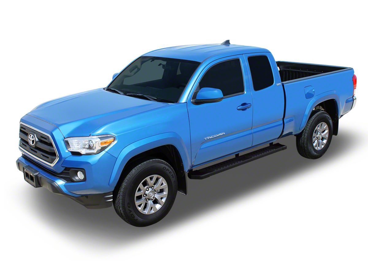 Raptor Series Tacoma 6 In Oe Running Boards Textured Black 1704 0367bt 05 20 Tacoma Access Cab