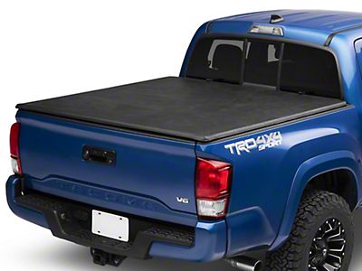 Fleetside 5 Bed for Models with or Without The Deckrail System MaxMate Tri-Fold Truck Bed Tonneau Cover Works with 2016-2018 Toyota Tacoma