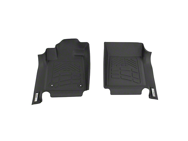 RedRock Sure-Fit Front Floor Liners; Black (05-11 Tacoma)