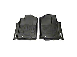 RedRock Sure-Fit Front Floor Liners; Black (12-15 Tacoma)
