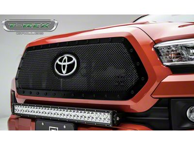 T-REX Grilles Stealth X-Metal Series Upper Grille Insert; Black (18-23 Tacoma, Excluding TRD Pro)