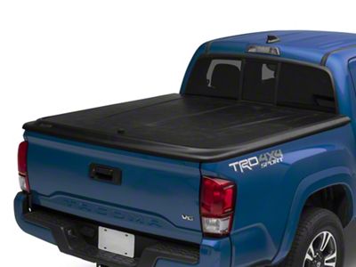 UnderCover SE Hinged Tonneau Cover; Black Textured (16-23 Tacoma)
