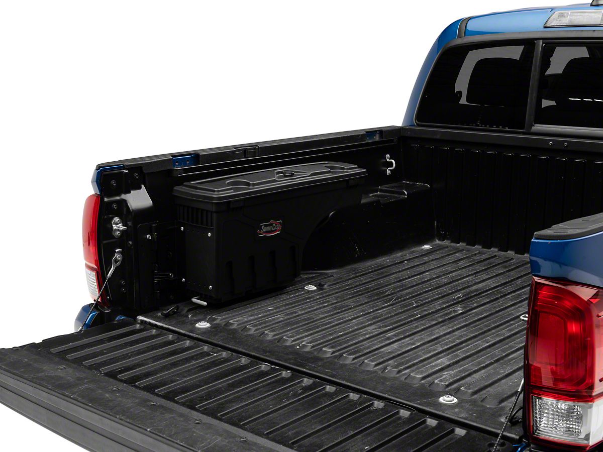 UnderCover Swing Case Storage System; Driver Side (05-18 Tacoma; 19-23  Tacoma w/ Storage Box)