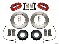 Wilwood Superlite 6R Front Big Brake Kit with 14-Inch Slotted Rotors; Red Calipers (12-16 6-Lug Tacoma)