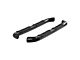3-Inch Round Side Step Bars; Black (05-23 Tacoma Access Cab)