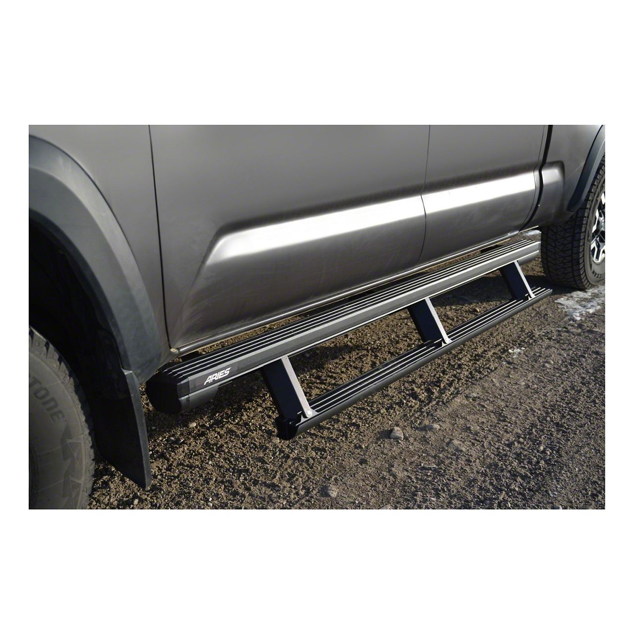 ActionTrac Powered Running Boards; Carbide Black (0523 Double Cab) Free Shipping