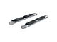 4-Inch Oval Side Step Bars; Stainless Steel (05-23 Tacoma Access Cab)