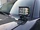 Cali Raised LED 27W Side Shooter LED Pod Lights with Low Profile Hood Hinge Mounting Brackets (05-15 Tacoma)