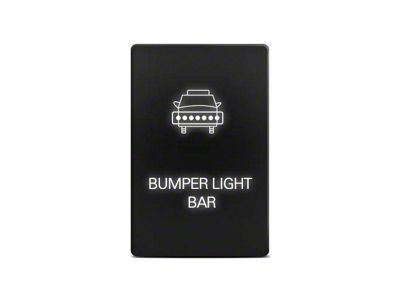 Cali Raised LED Small Style Bumper Light Bar Switch; Blue (05-23 Tacoma)