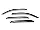 RedRock Window Deflectors; Front and Rear; Smoked (05-15 Tacoma Double Cab)