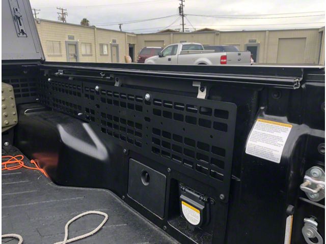 Cali Raised LED Rear Bed Molle System; Passenger Side (05-23 Tacoma w/ BAKFlip Tonneau Cover)